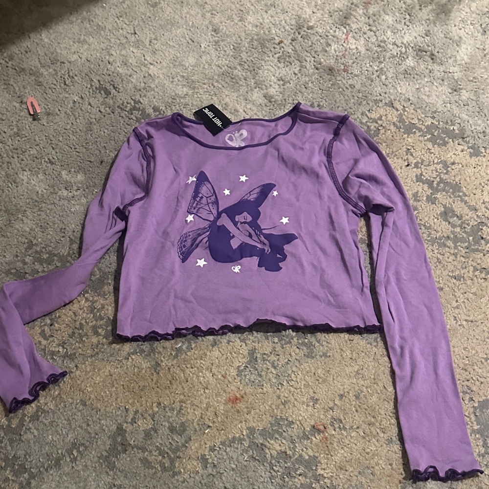 Purple crop top Olivia Rodrigo, brand new